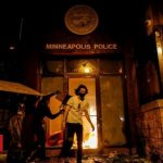 George Floyd: Protesters set Minneapolis police station ablaze