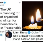 The government may implement blackouts this winter in its continuing homage to the 70s – 21 favourite responses