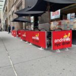 Custom Branded Sidewalk Cafe Barricades Philadelphia